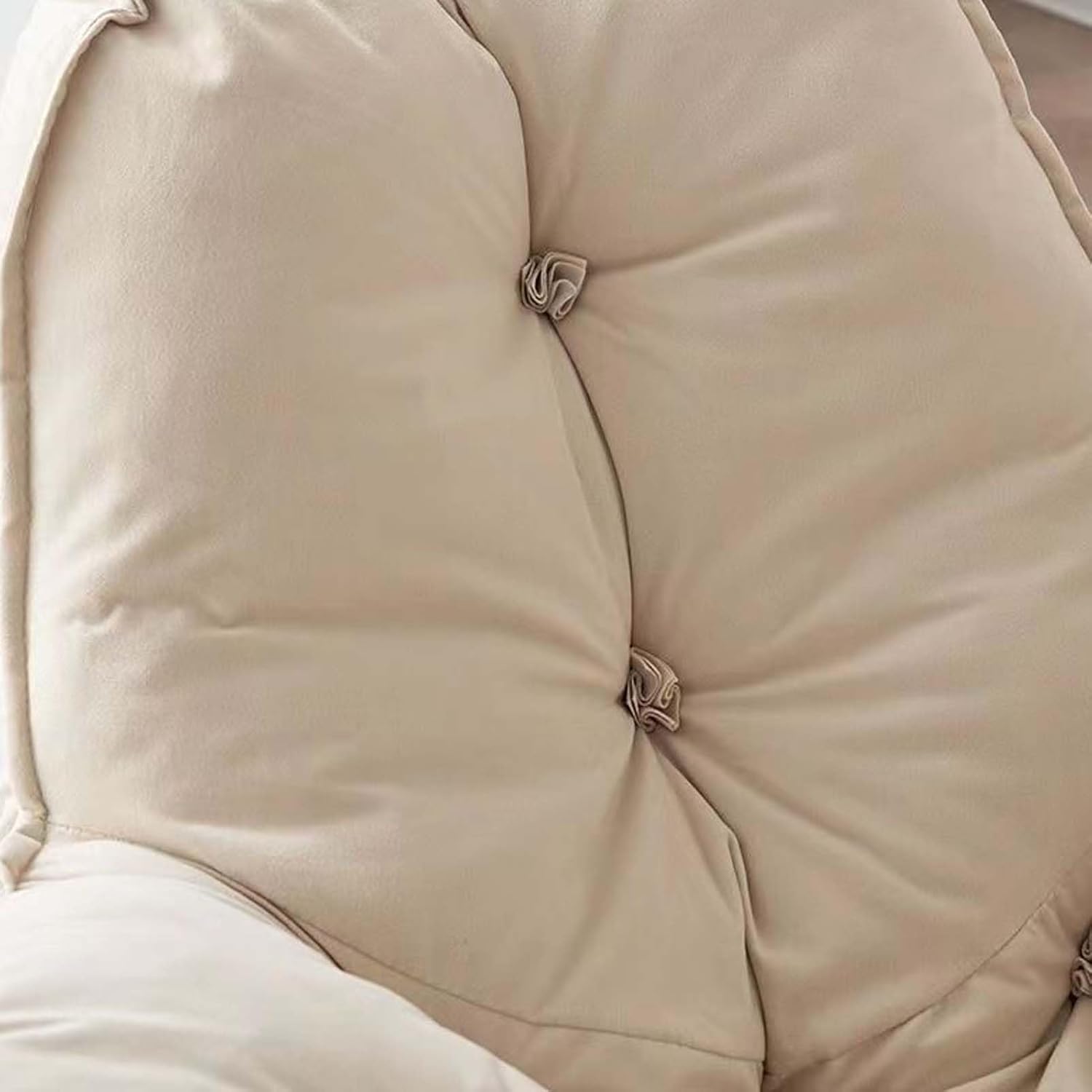 Fotoliu balansoar Cloud Rocker cu suport pentru picioare, cadru metalic