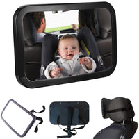 Oglinda auto supraveghere bebe fixare tetiera suport anti alunecare 360 grade - imagine 2