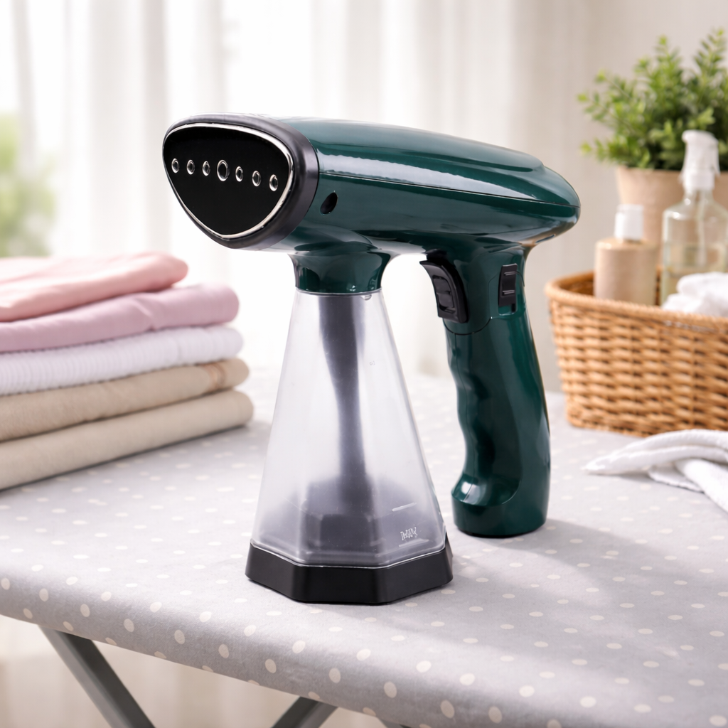 Aparat de calcat cu abur vertical RAF R-1277 1600W, verde