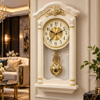 Ceas de Perete Premium cu Pendul și Funcție Muzicală – 50 × 27 cm - detaliu produs