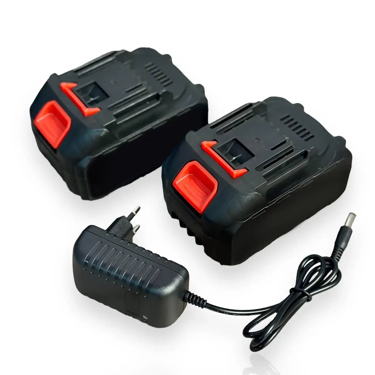 Foarfeca electrica 2 in 1 pentru gradina  cu 2 acumulatori de 36V pentru tuns iarba, gard viu sau arbusti