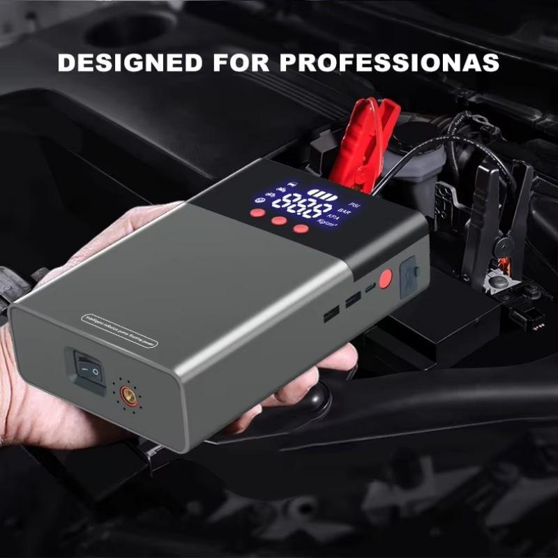 Jump Starter auto multifunctional 12V cu compresor aer 150 PSI si baterie 80000mAh
