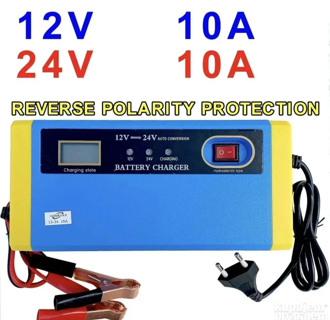 Redresor Auto Standard 12/24V 10A Afisaj LED 200Ah Incarcare Baterie - detaliu produs