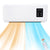 Mini aer conditionat cu ventilator, 2 in 1,  55 cm, Rece/Cald, 16 - 40 grade, 1800W, cu telecomanda, Alb