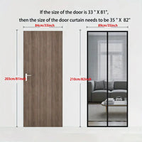Perdea magnetica antiinsecte Magic Mesh 210 x 100 cm - imagine 5