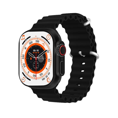 Ceas inteligent SmartWatch Ultra Plus, compatibil cu orice telefon, apel Bluetooth, incarcator wireless, metal