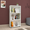 Biblioteca din PAL 55,3x20x106,2 cm, cu 3 rafturi, pentru carti si decoratiuni