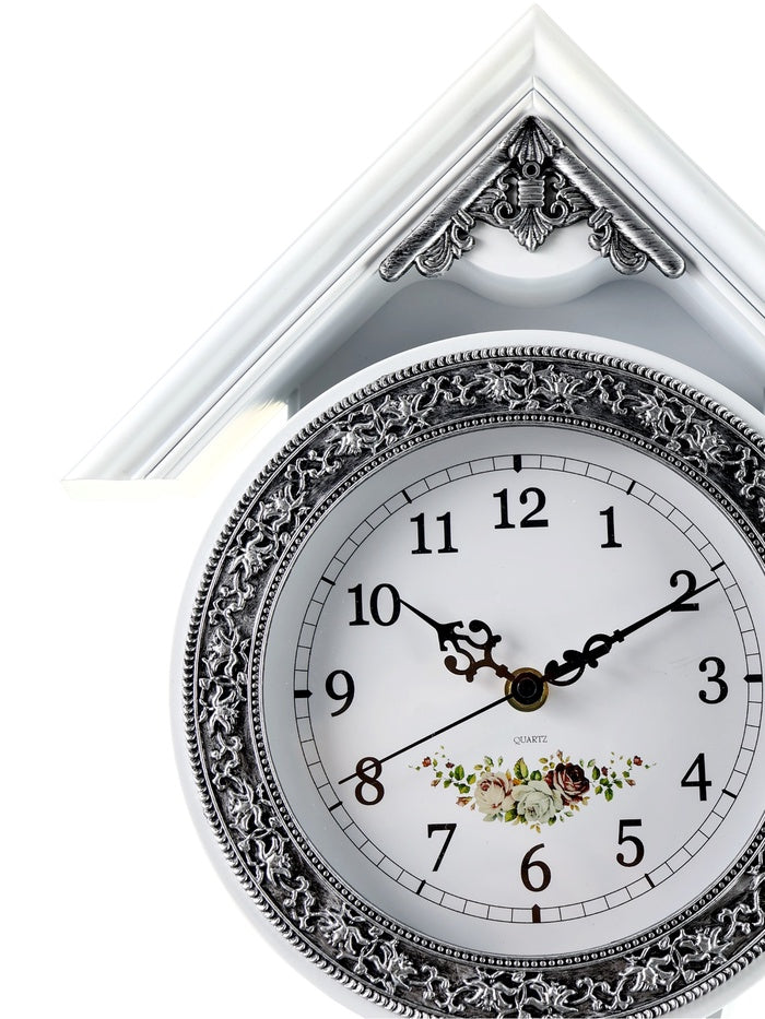 Ceas de perete cu pendul, model casuta, design elegant 30 x 50 cm