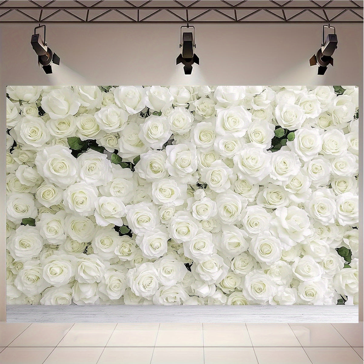 Panou Floral Artificial cu 56 de Trandafiri  – 60 x 40 cm