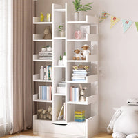 Biblioteca Tree of Knowledge cu 18 rafturi si sertar, 51x18x168cm - imagine 2