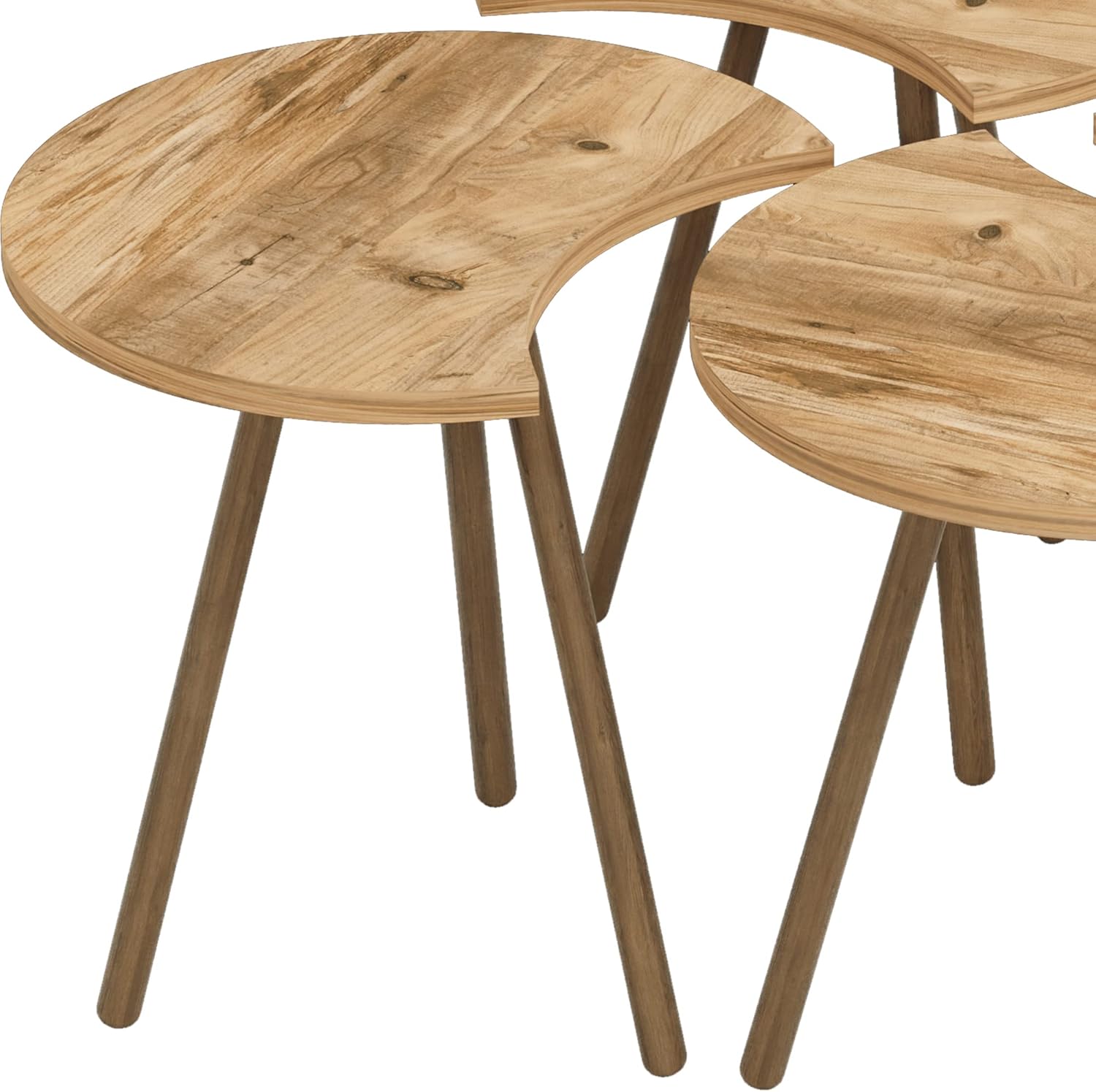 Set 4 Masute multifunctionale, utilizare individuala sau combinata, 48 x 77 x 77 cm