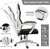 Scaun de Gaming Ergonomic Predator cu spătar ventilat și design futurist