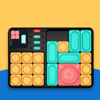 Joc Klotski de gandire logica, blocuri magnetice, slide game, electronic cu sistem AI integrat - imagine 8