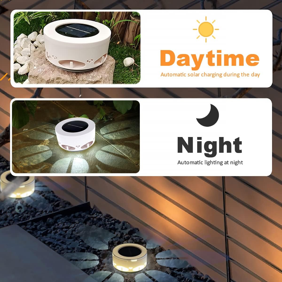 Lampa solara LED decorativa cu proiectie floare, IP65, 5W, alb rece, dimensiuni 12.5 x 6.5 cm