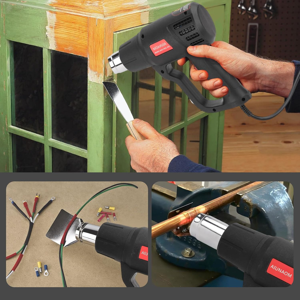 Suflanta aer cald tip pistol 2000W, 2 viteze 230V 600 °C