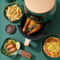 Friteuza cu aer cald, S-18 Air Fryer, 2400W, afisaj digital, LCD Touch control - imagine 9
