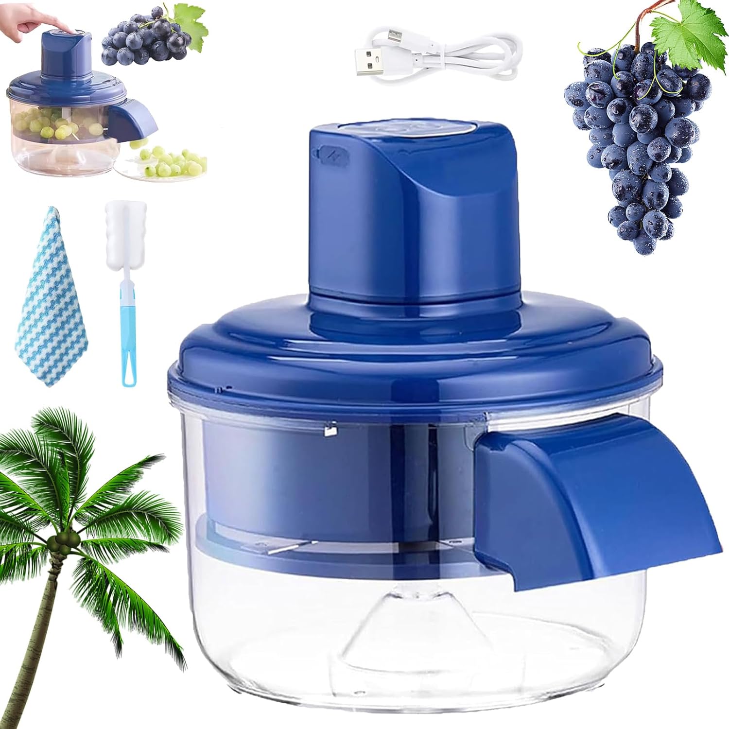 Masina automata de curatat struguri, usturoi si rosii cherry,i nstrument de indepartare a pielii pentru fructe mici