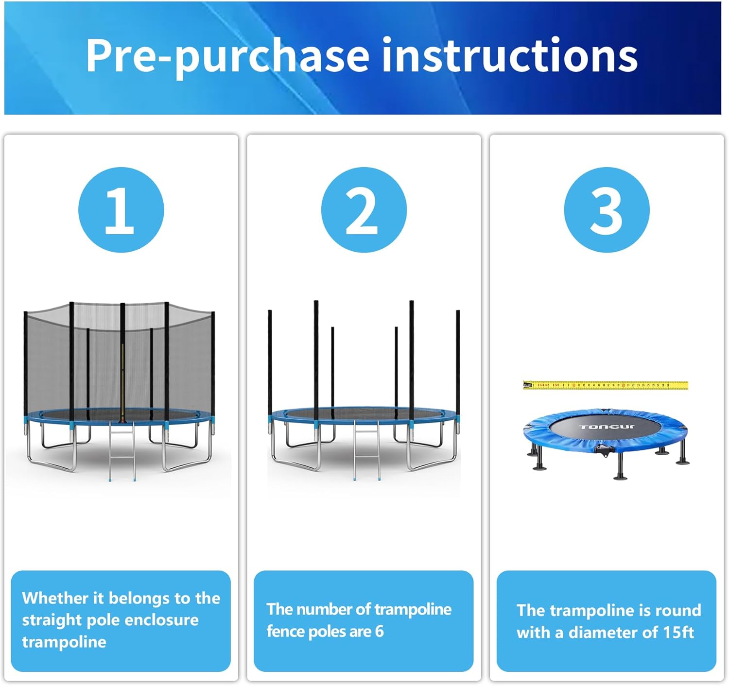 Trambulina cu plasa de siguranta si scara, diametru 366 cm, 3 ani+