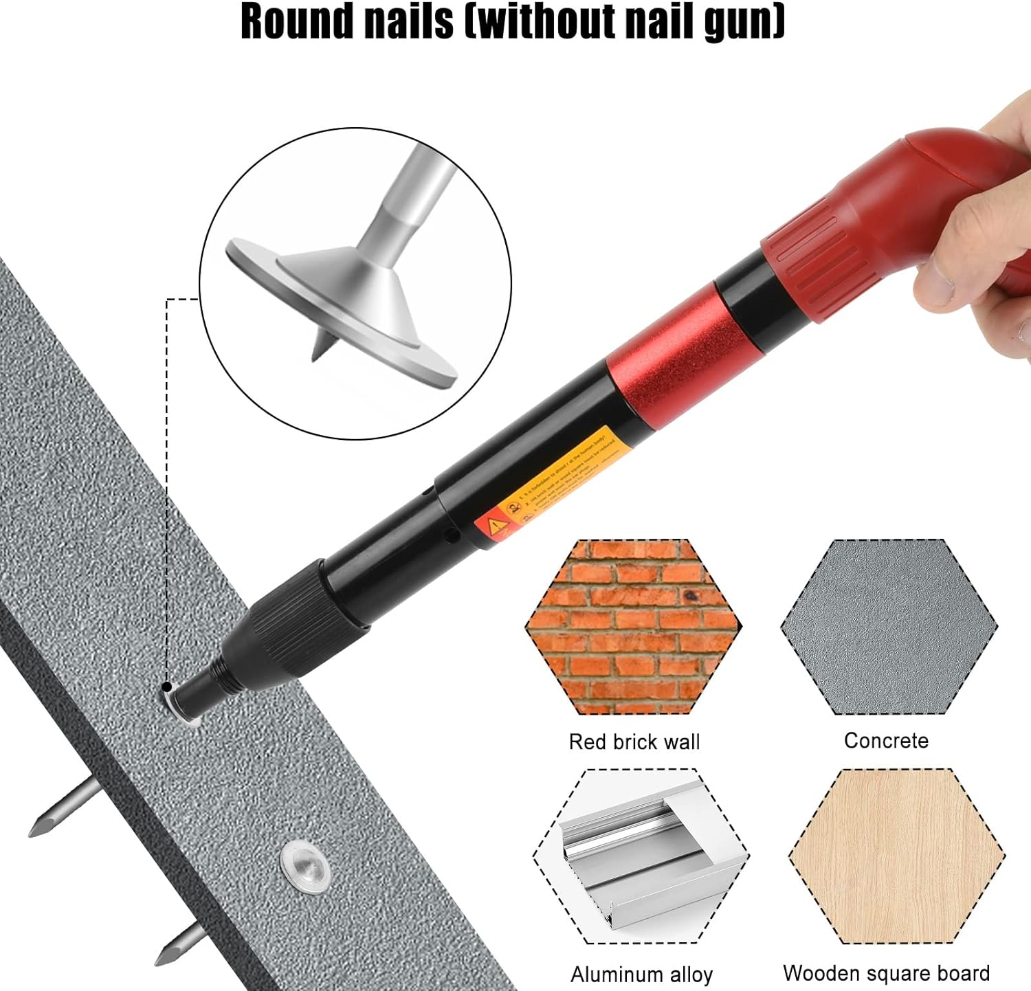 RESIGILAT - Pistol manual pentru fixarea cuielor pe perete
