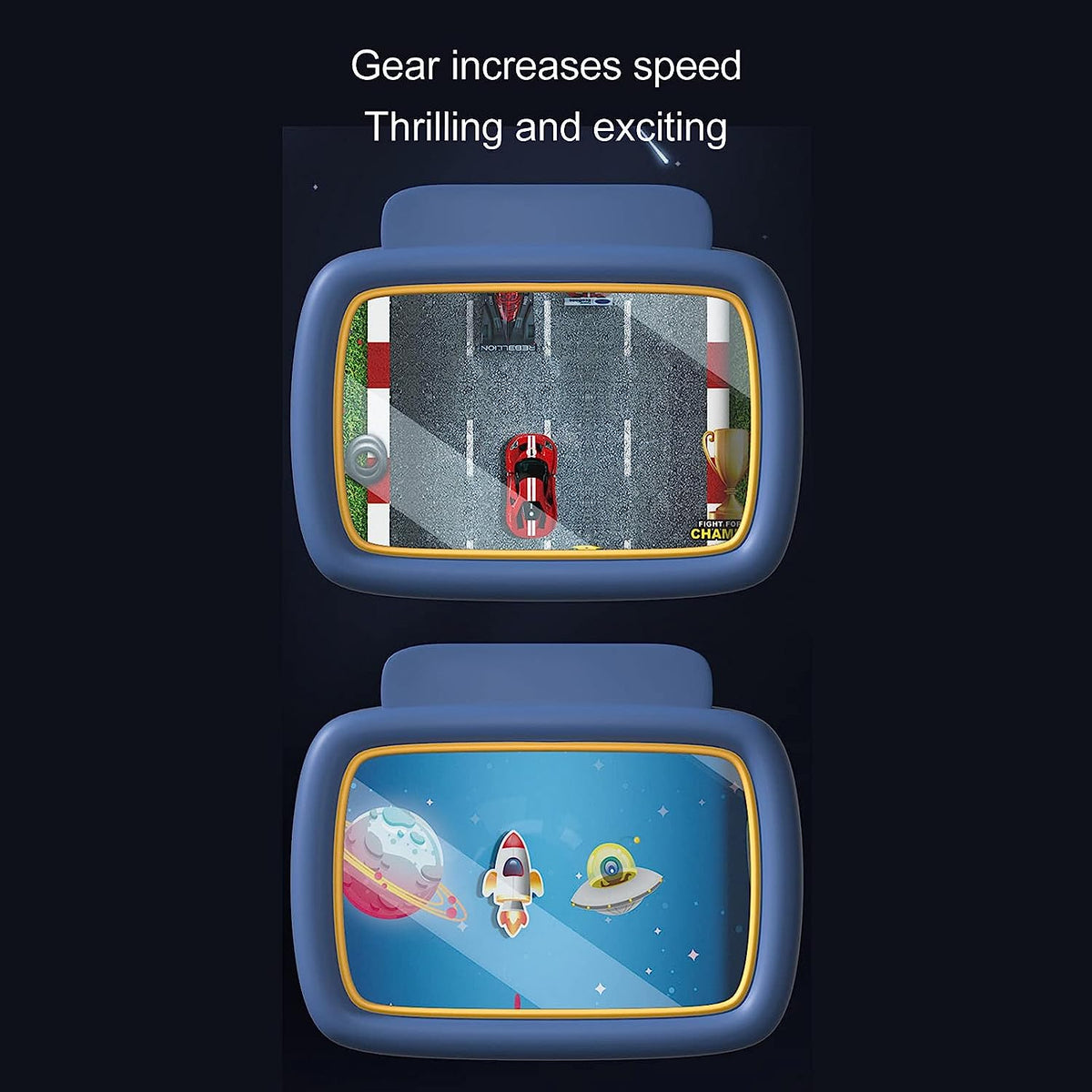 Jucarie Interactiva volan de condus cu circuit curse, sunete si functii, alimentare USB, pentru Copii 3-6 Ani