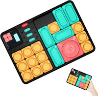 Joc Klotski de gandire logica, blocuri magnetice, slide game, electronic cu sistem AI integrat - imagine 6
