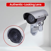 Set 4 camere supraveghere video false, LED rosu avertizor - imagine 3