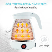 Fierbator electric pliabil, Silicon/Inox, 600W, 0.6L - imagine 8