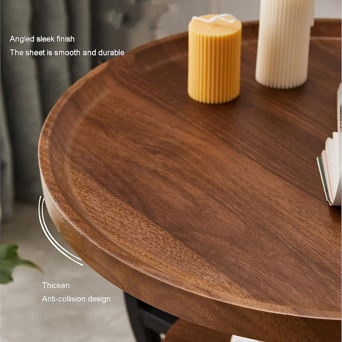 Masuta de cafea pentru living, design nordic, elegant, 62x40cm