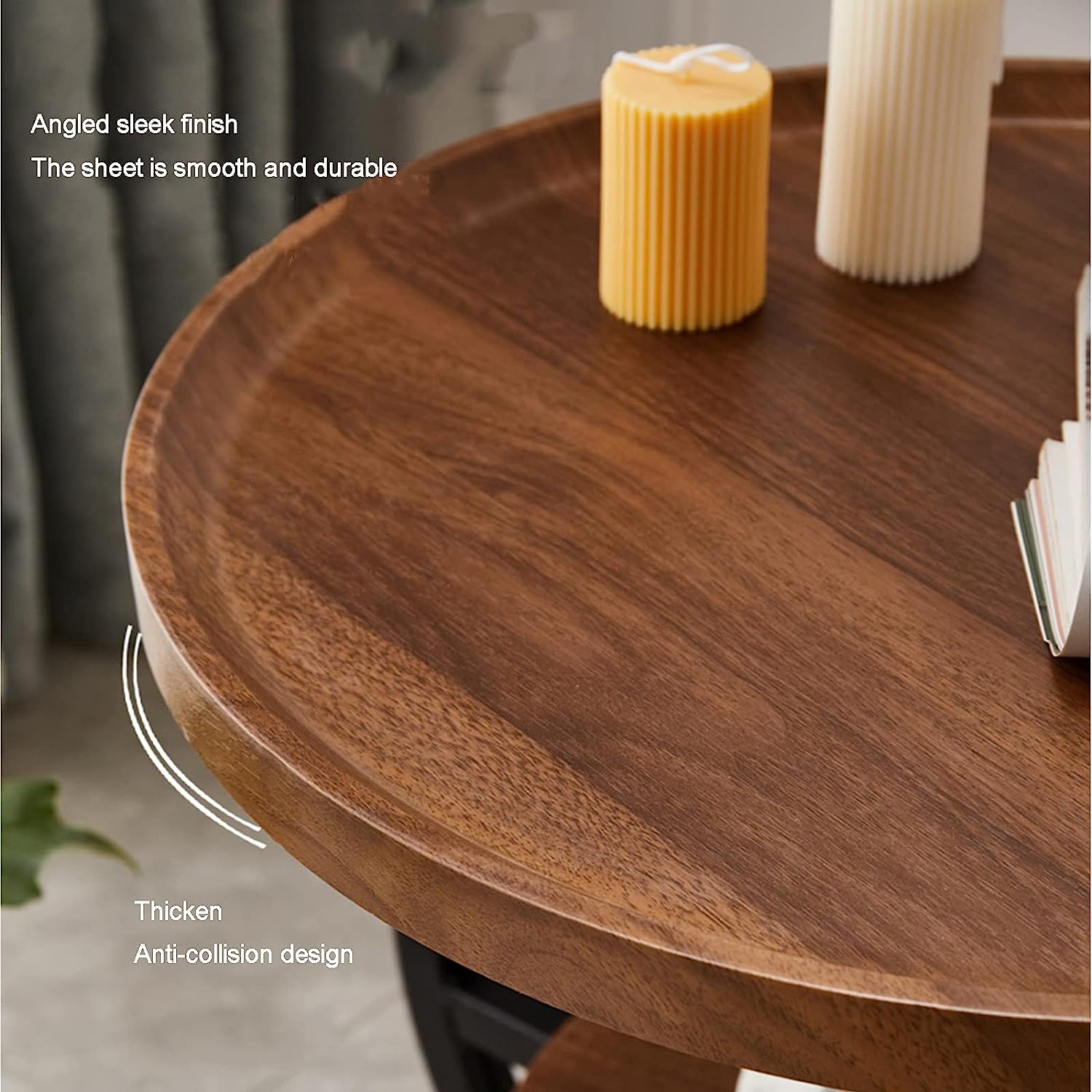 Masuta de cafea pentru living, design nordic, elegant, 62x40cm