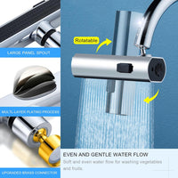 Cap de robinet multifunctional cu 4 moduri de pulverizare - imagine 6