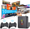 Consola jocuri retro Gamebox X9 2K/4K, 2 controllere wireless 2.4G, 64GB, 9000 jocuri