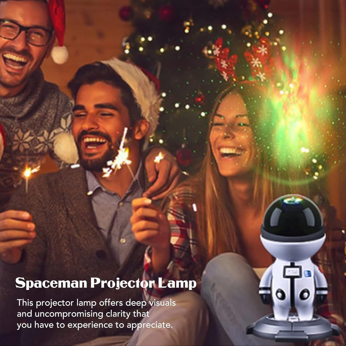 Lampa de proiectie Astronaut Starlight cu temporizator – Metaverse Star Boy