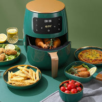Friteuza cu aer cald, S-18 Air Fryer, 2400W, afisaj digital, LCD Touch control - imagine 2