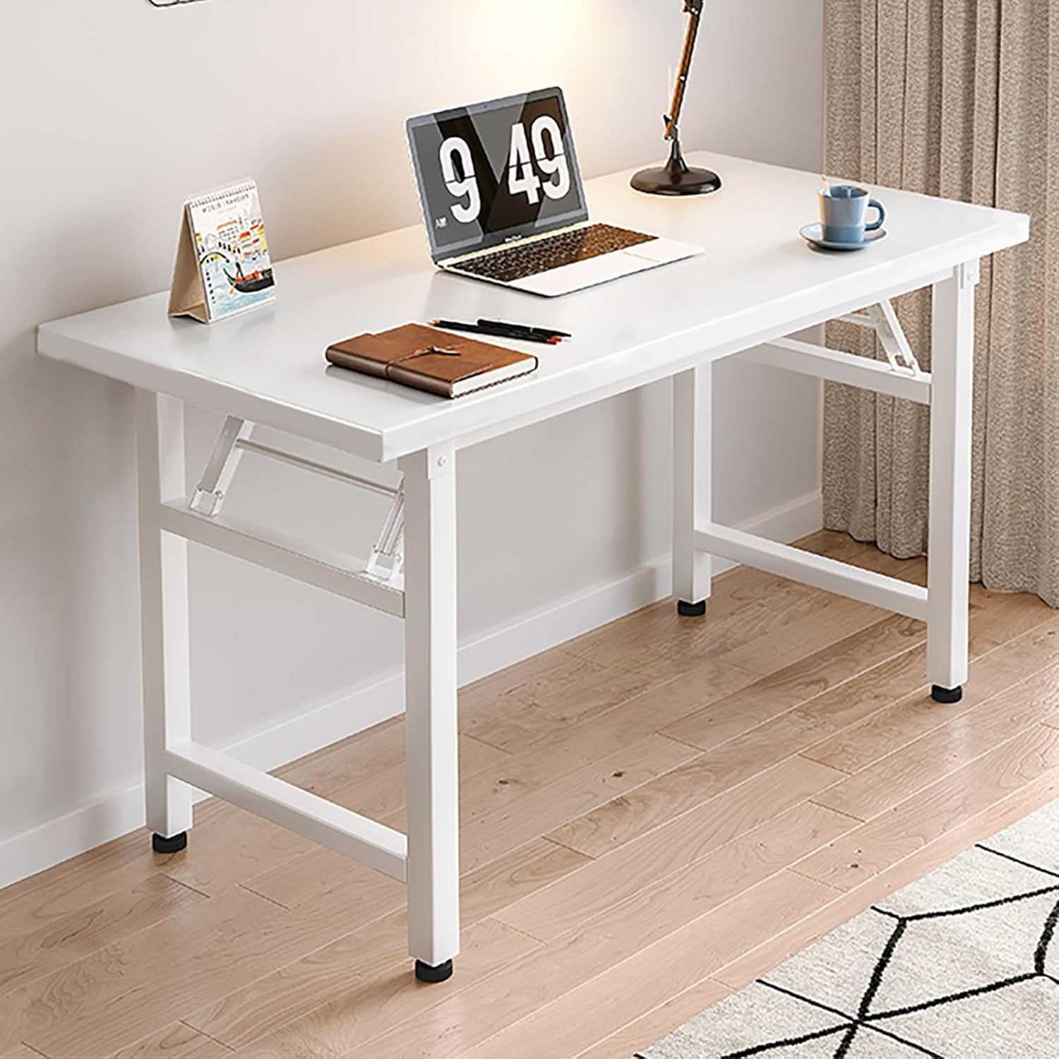 Birou pliabil, cadru metalic, blat MDF 16mm, 120x60cm