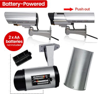 Set 4 camere supraveghere video false, LED rosu avertizor - imagine 2
