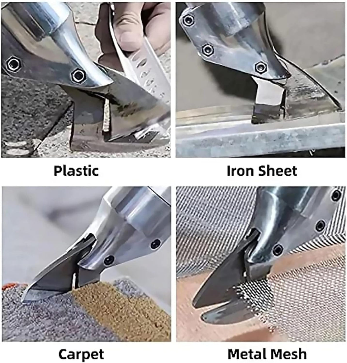 Foarfeca electrica de taiat tabla cu 2 acumulatori 2 Ah, 24V, Blitz Power