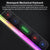 Boxa wireless Bluetooth Z6 in forma de Pian cu tastatura, difuzoare transparente, HiFi 2.0 Stereo, Iluminare RGB, Microfon  incorporat, suport FM/Type-C/TF pentru PC Laptop