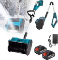 Lopata electrica pentru zapada cu 2 baterii reincarcabile si lame spiralate 3000 rpm
