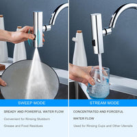 Cap de robinet multifunctional cu 4 moduri de pulverizare - imagine 9