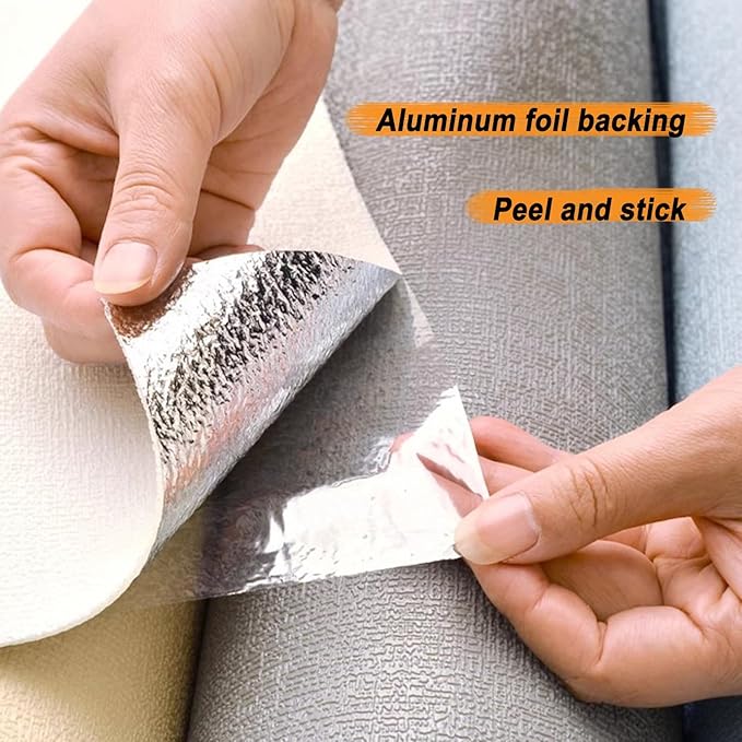 Rola Tapet 3D Autoadeziv model relief 280 x 50 cm, moale la atingere, rezistent la apa