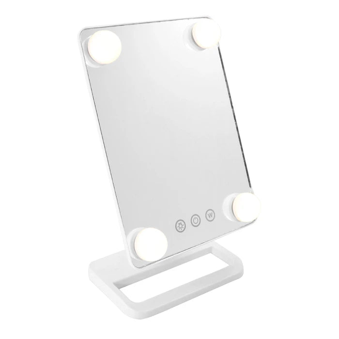 Oglinda de Toaleta cu 4 Lumini LED Control Tactil 3 Culori Lumina Alb 30x18cm - detaliu produs