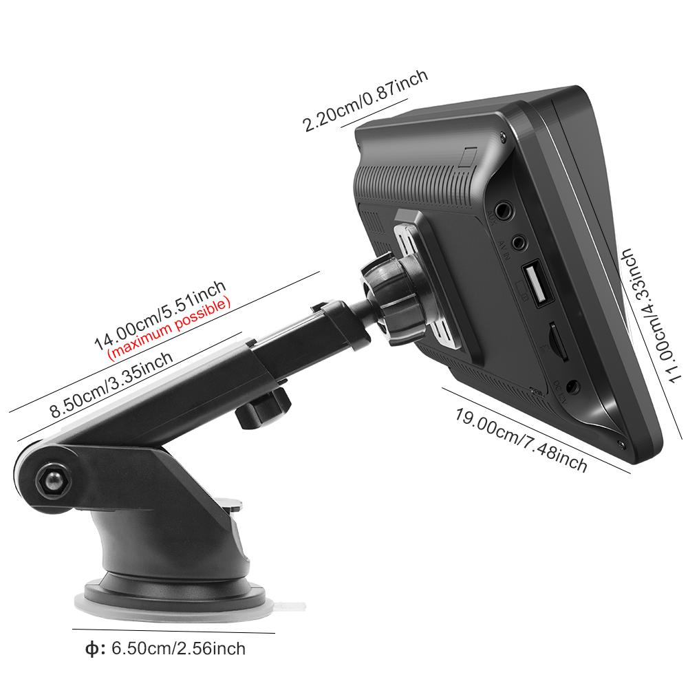 Navigatie auto cu display HD 7 inch, compatibil Carplay si Android Auto, B5300