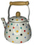 Ceainic emailat cu maner din lemn 2.5L Casena