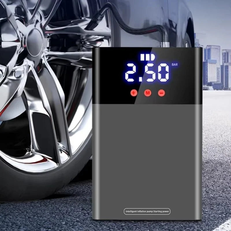 Jump Starter auto multifunctional 12V cu compresor aer 150 PSI si baterie 80000mAh