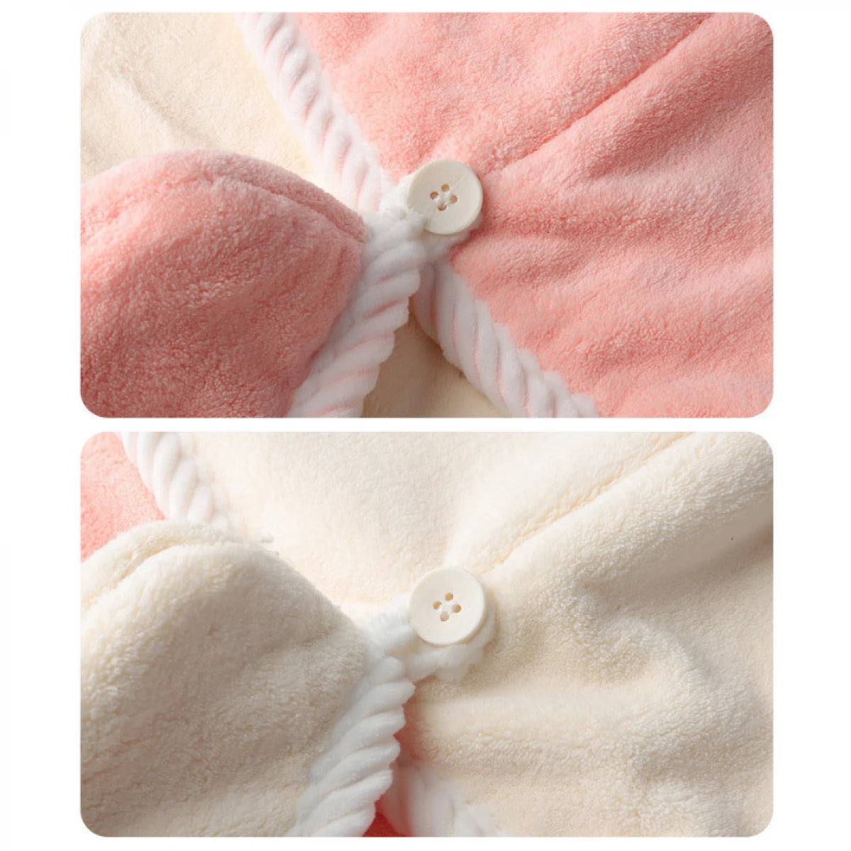 Prosop-turban pentru uscarea părului