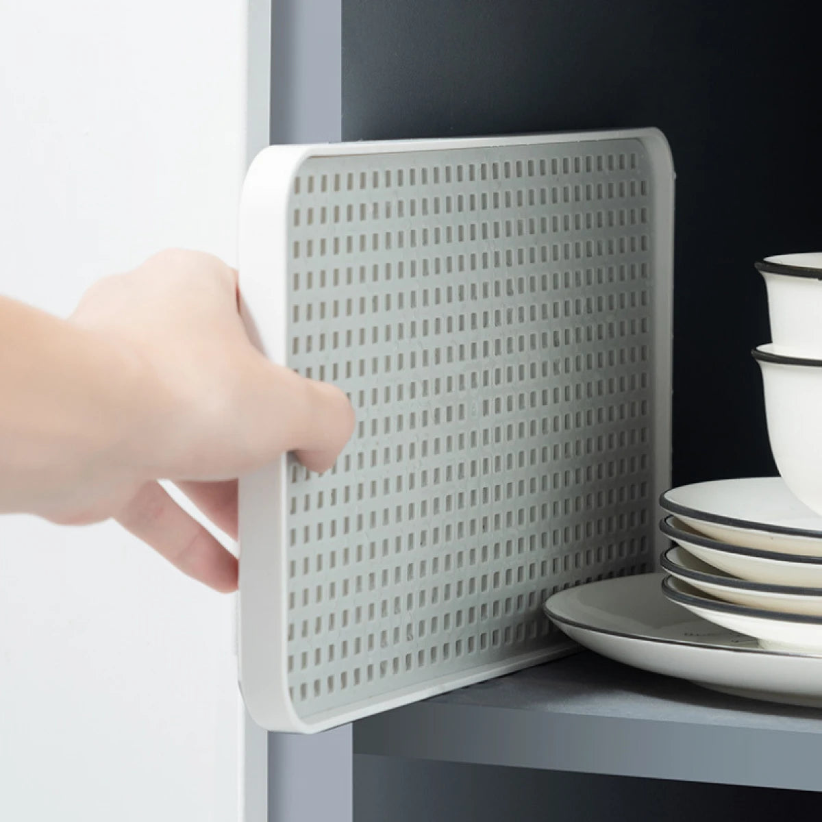 Tava multifunctionala cu sistem de scurgere pentru bucatarie si baie, 38 x 22.4 x 2.3 cm