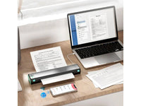 Mini imprimanta termica A4, portabila, wireless, bluetooth, cu acumulator, compatibila iOS/Android, 203dpi - imagine 8