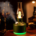 Umidificator Aroma Lampa Vintage cu Efect Flacara si Lumina Ambientala