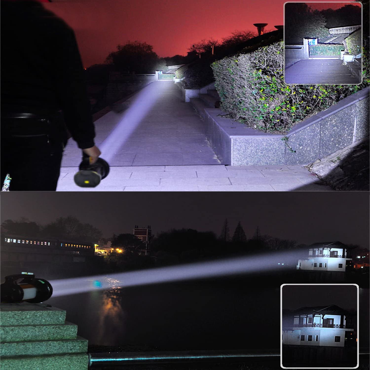 Lanterna LED de mana TD5900, Power bank, 100W