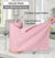 Set 30 servetele reutilizabile multifunctionale 30x30 cm cu suport